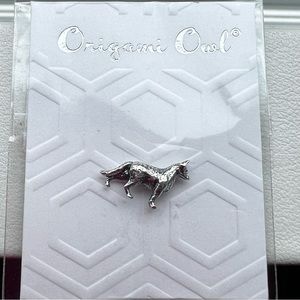 Origami Owl Sterling Silver German Shepherd